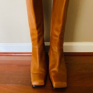 Caramel Leather Boots